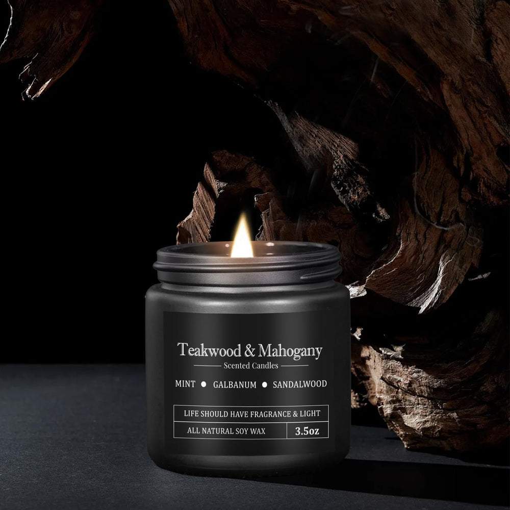 YMing pine forest candle offering fresh vibes for workspaces and relaxation corners.