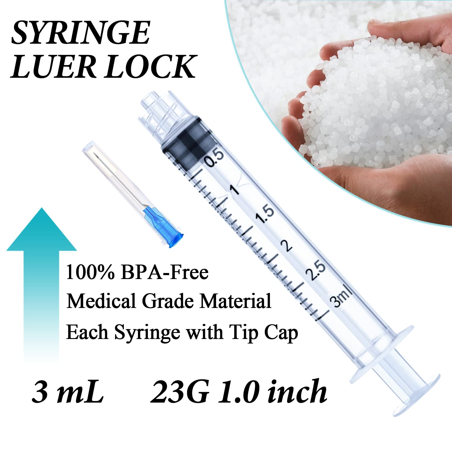 YNCY sterile wrapped syringes ensure clean, ready-to-use packaging.