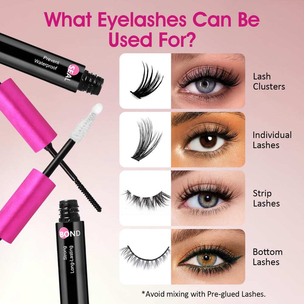 YNGLLC Lash Bond and Seal waterproof seal protects lashes from moisture