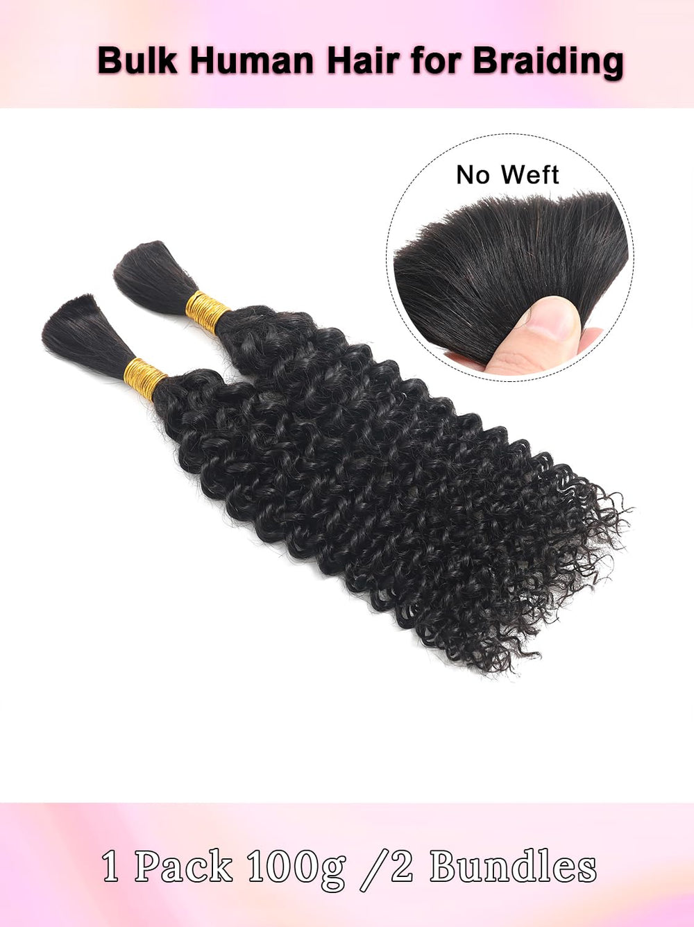 YNiSew boho curls braids setup for creative styling.