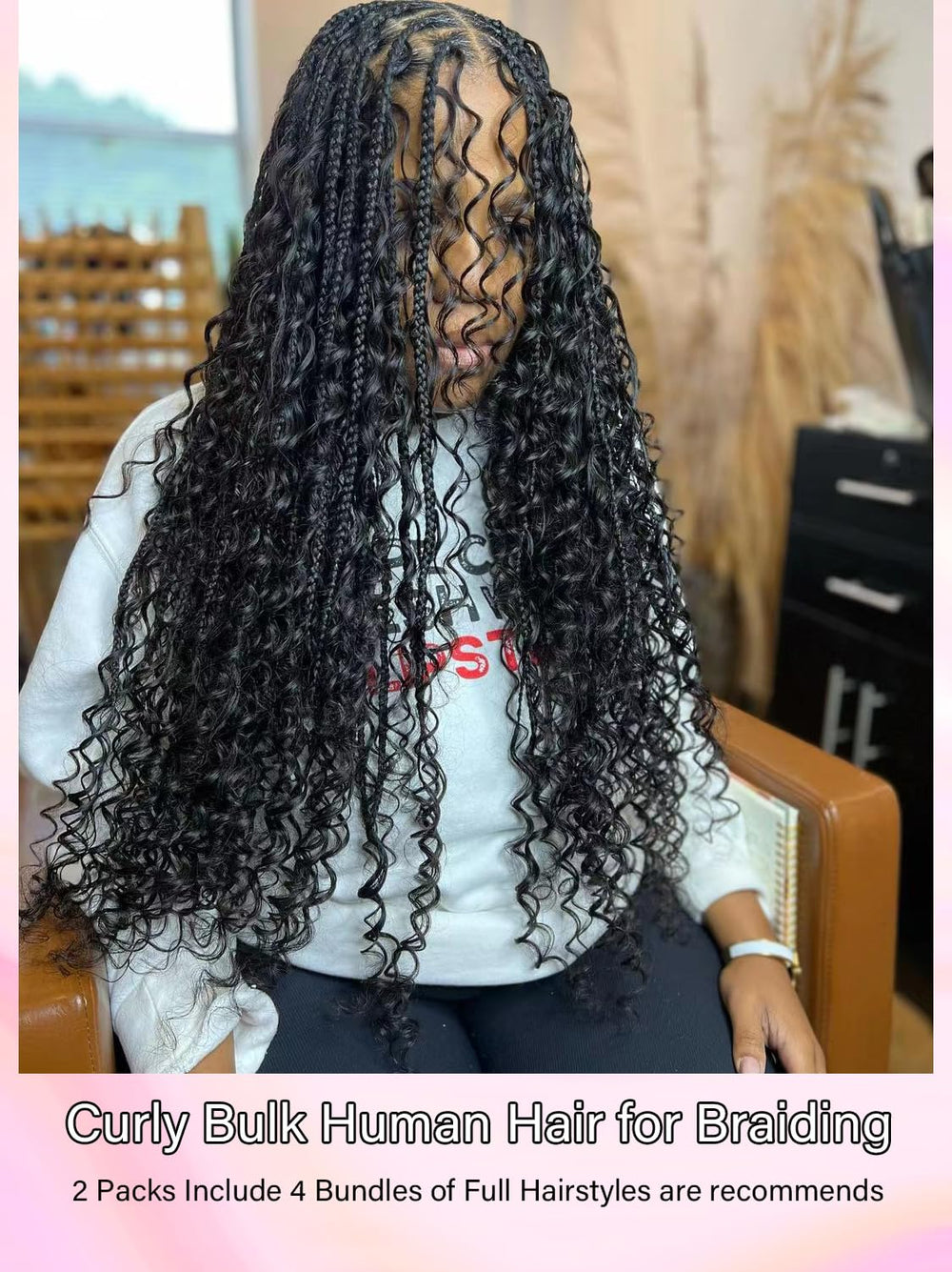 YNiSew natural look curly texture with lifelike movement.