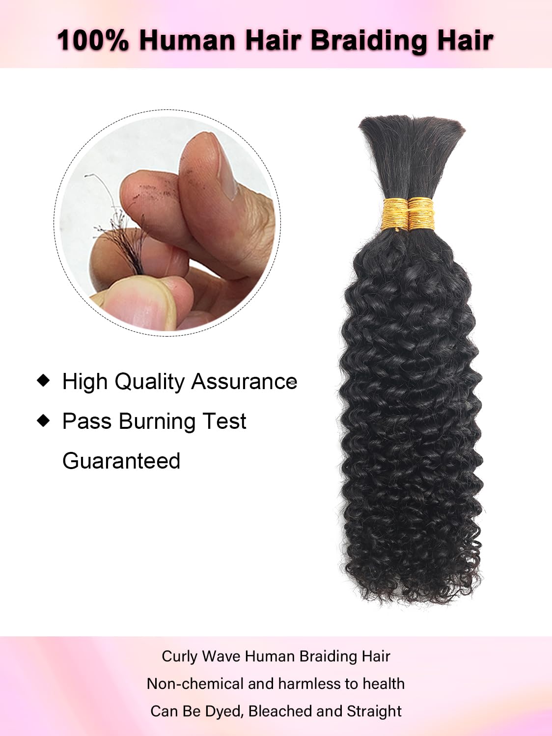 YNiSew two bundles no weft closeup for flexible braid options.