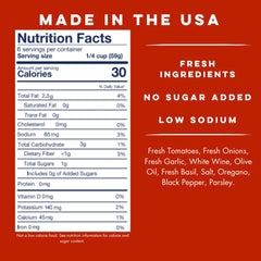 Yo Mama’s Foods Keto Marinara jar ingredients panel highlights garlic and basil