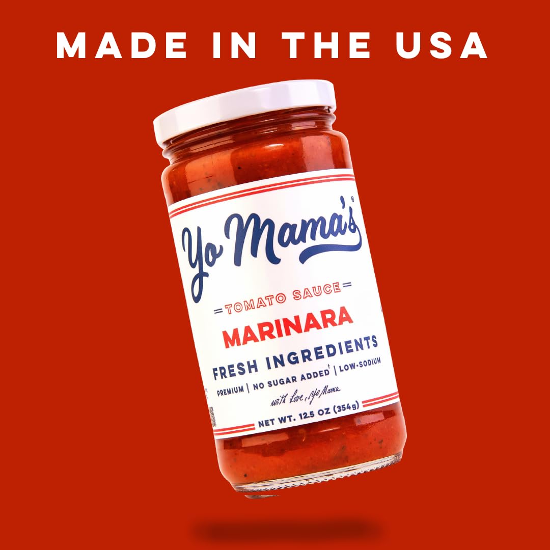 Yo Mama’s Foods Keto Marinara pasta dish ready for weeknight dinner