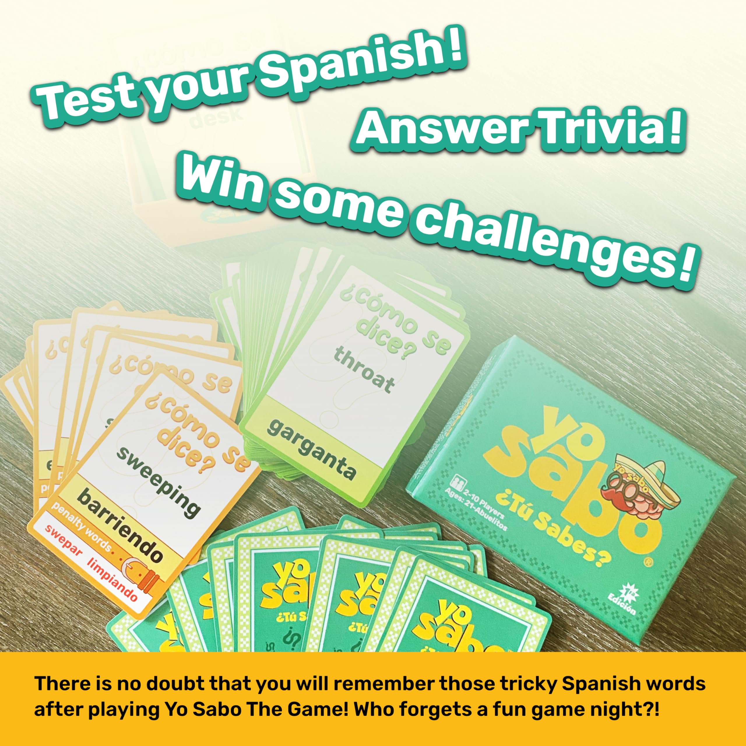 Yo Sabo Edition 1 como se dice cards teach common phrases