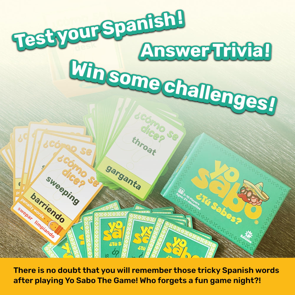 Yo Sabo Edition 1 como se dice cards teach common phrases