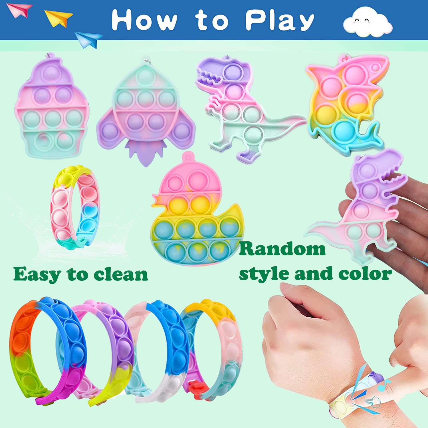 YOAUSHY dinosaur whistles add playful sounds to games and breaks