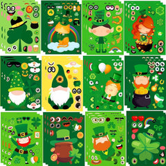 Yodeeni St Patrick's Day stickers pack with 48 sheets for DIY decoration.
