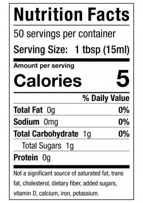 Yoder Naturals daily-use pour with water for a refreshing sip.