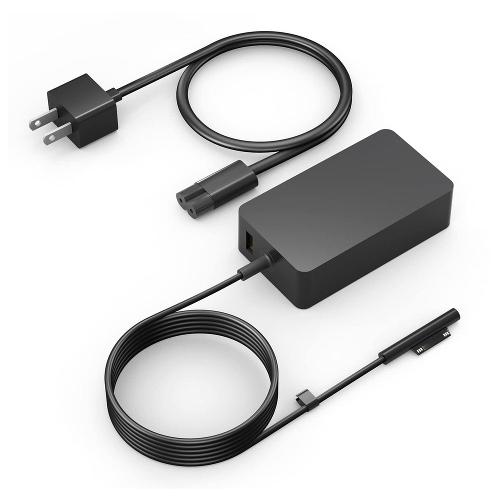 Yodzgaco 65W Surface Pro charger front view powering devices quickly