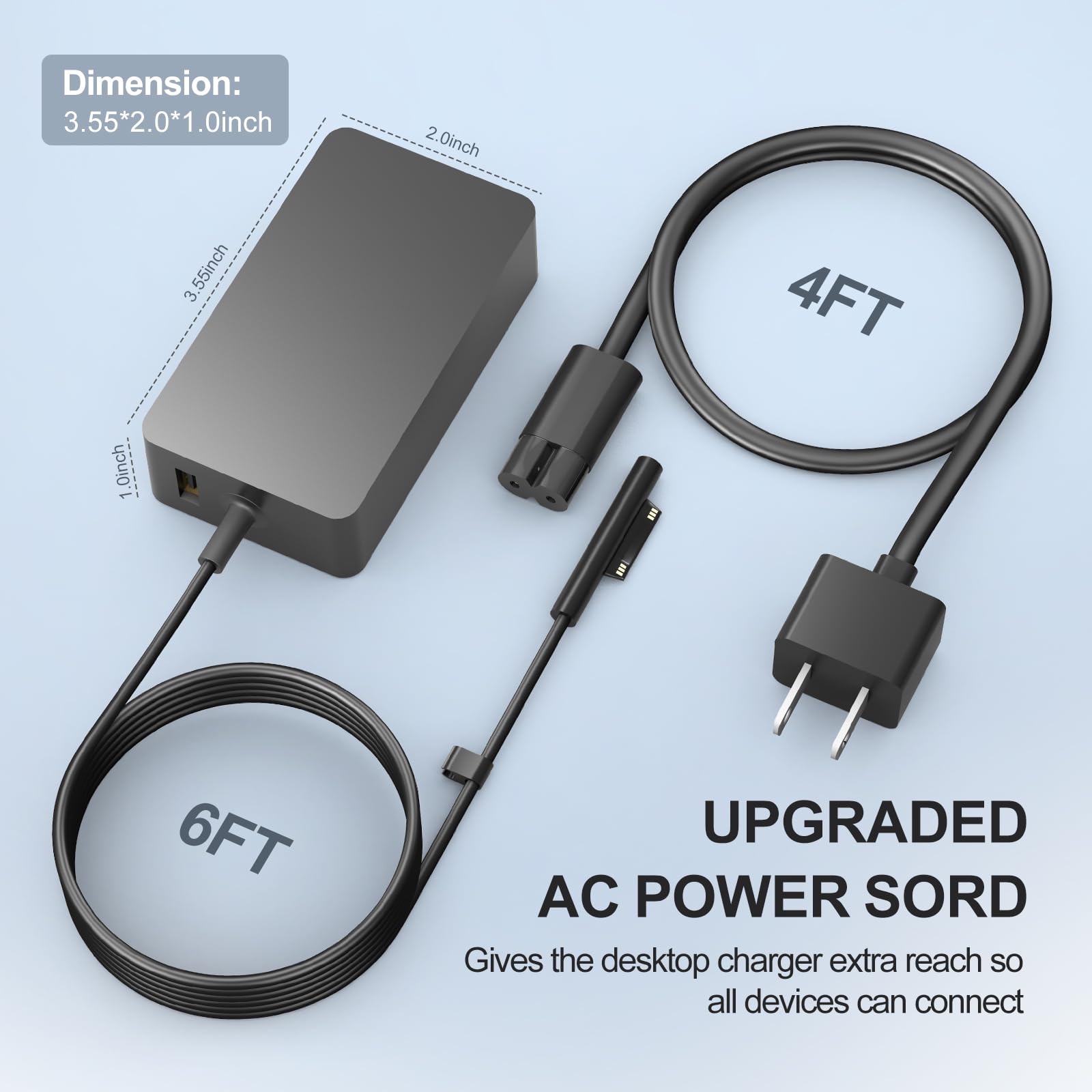 Yodzgaco 65W charger USB port for accessories in use