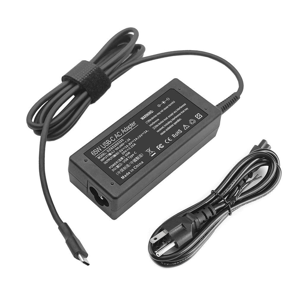 Yodzgaco 65W USB-C laptop charger with PD for universal devices