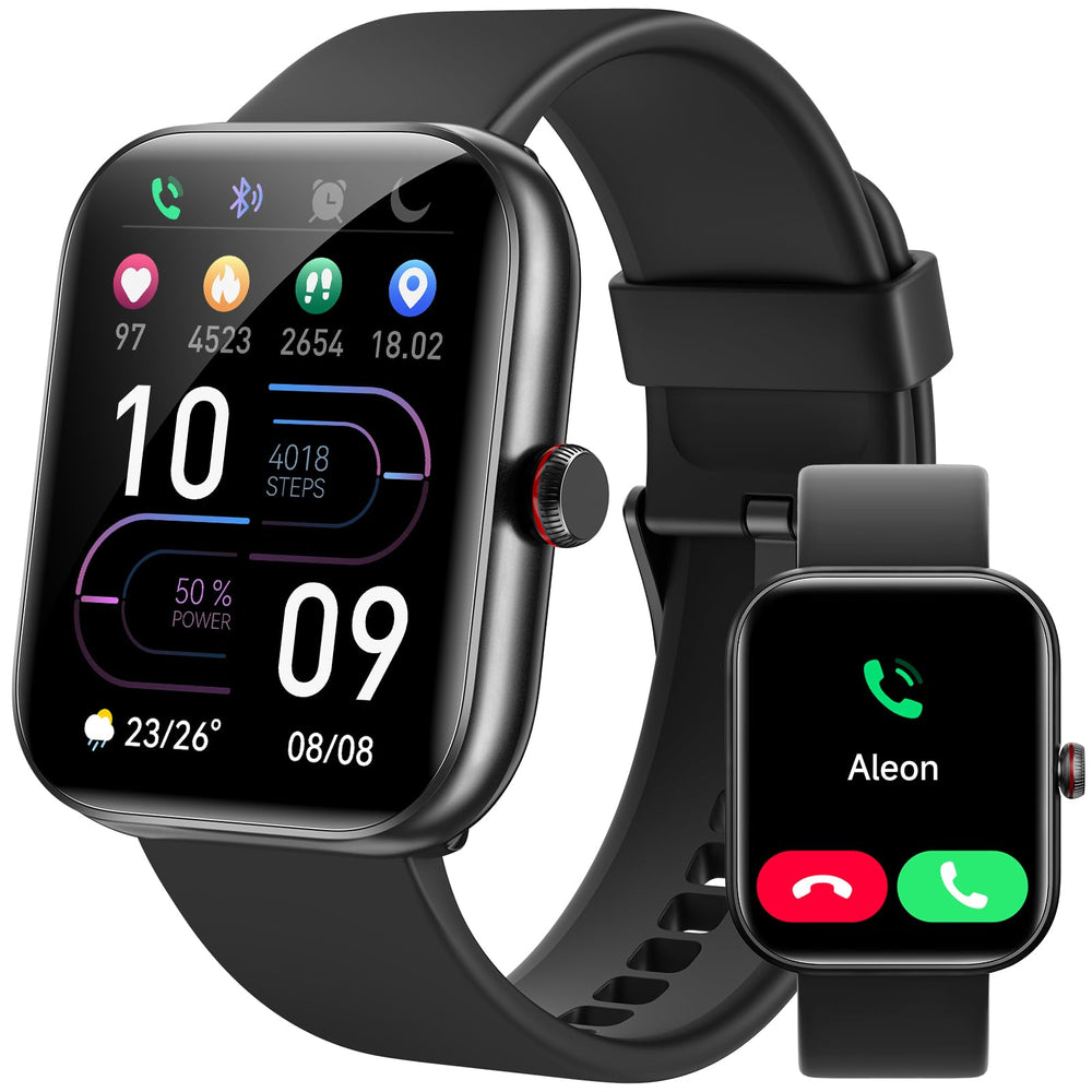 Yoever smart watch with 1.91-inch display for quick glance notifications during workouts