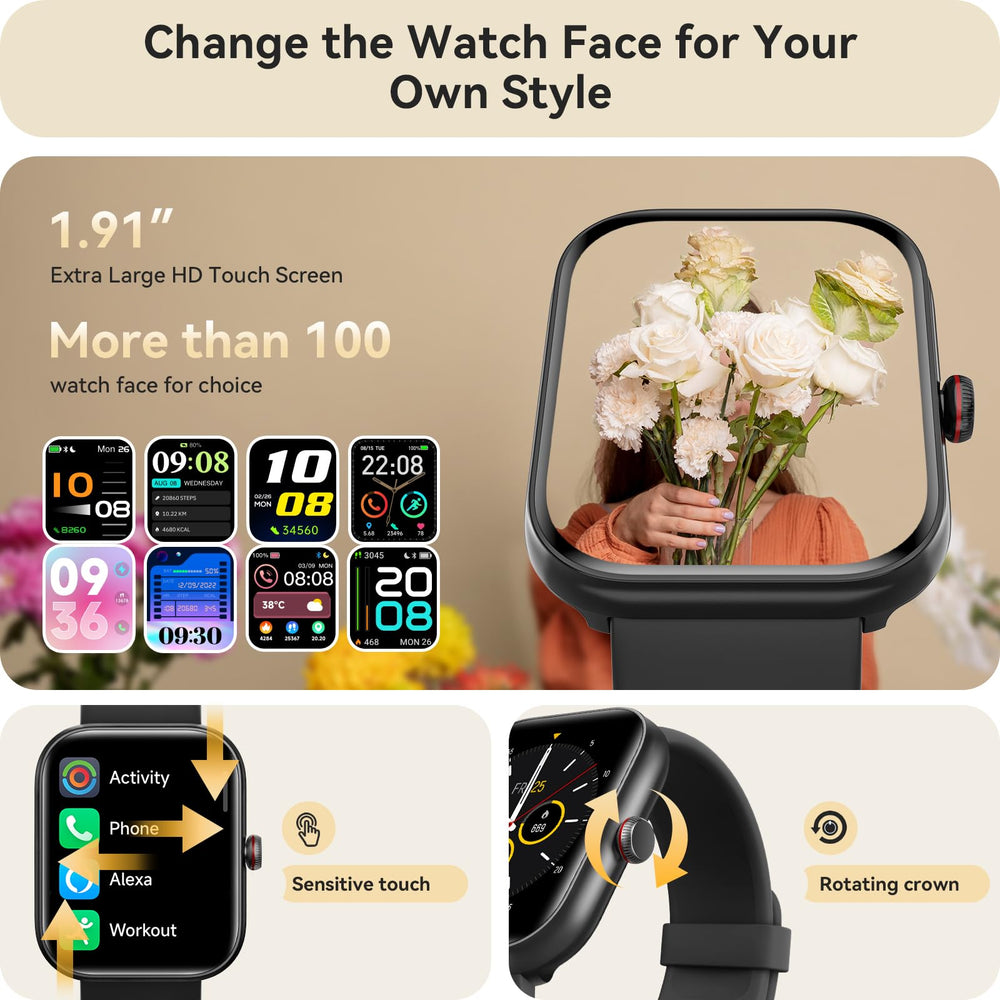 Yoever watch supports 105+ sport modes for diverse activities