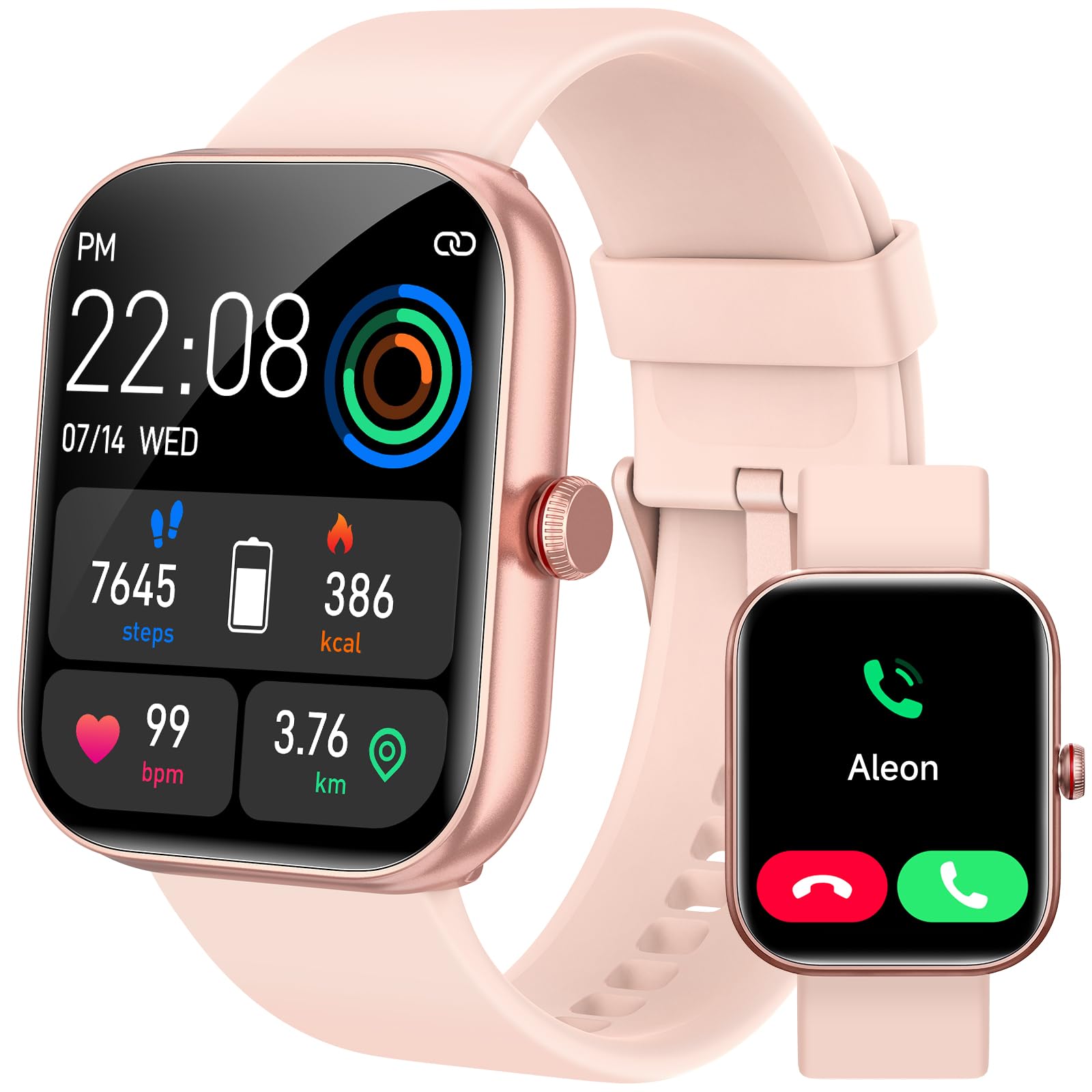 Yoever smart watch IDW20 overview showcasing a stylish display for daily wear