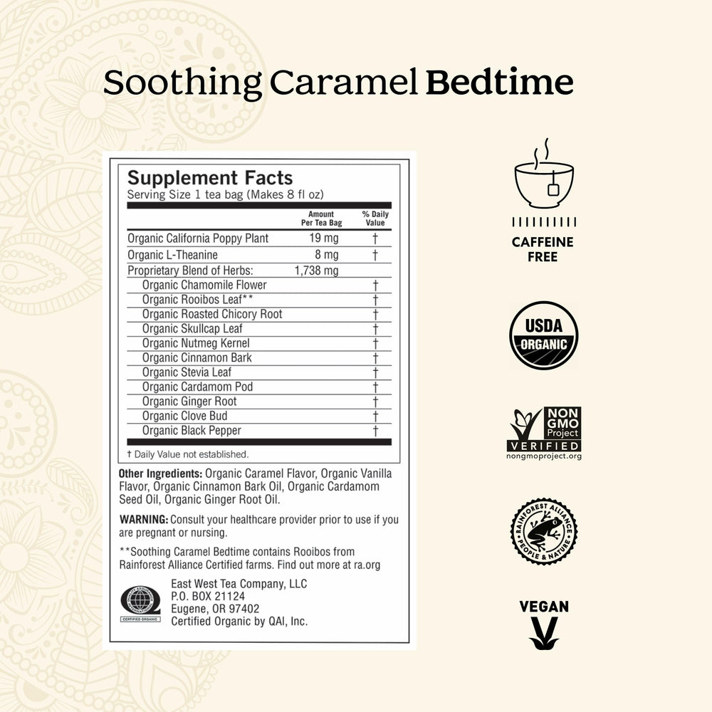 Yogi Bedtime Kava Stress Relief bag for a soothing evening ritual