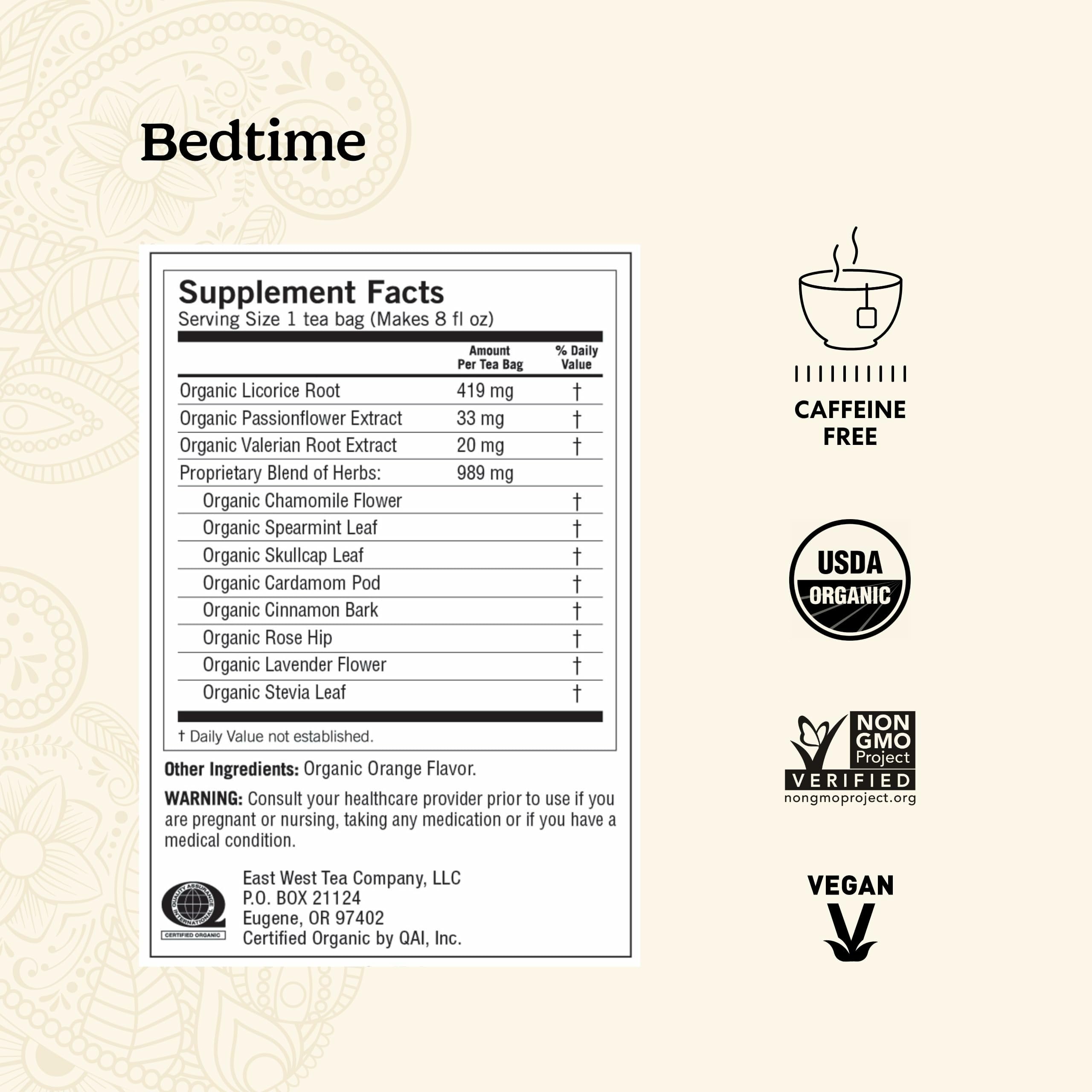 Yogi Bedtime 6-pack box on counter, convenient nightly option.