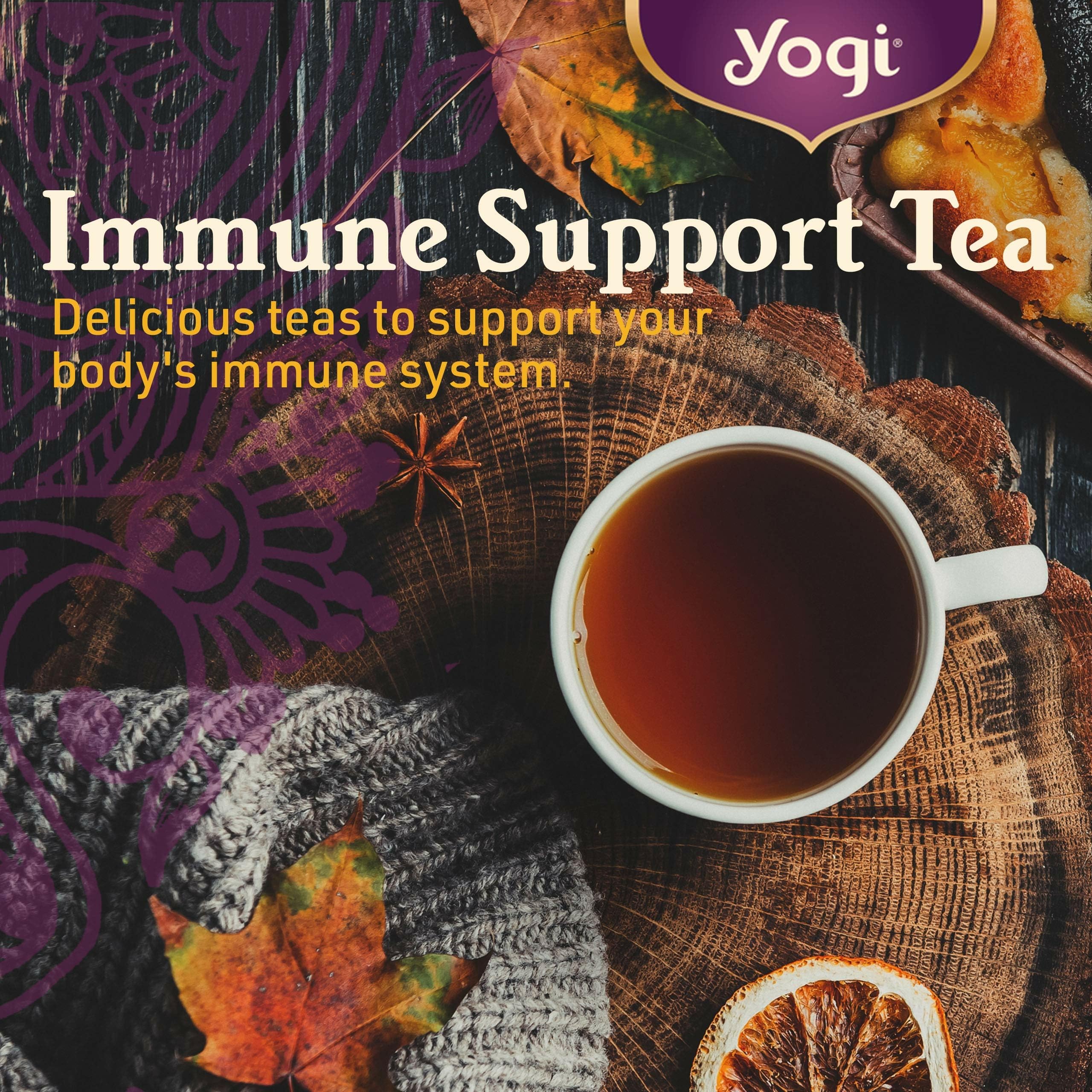 Lemongrass and lemon peel in Yogi tea mix