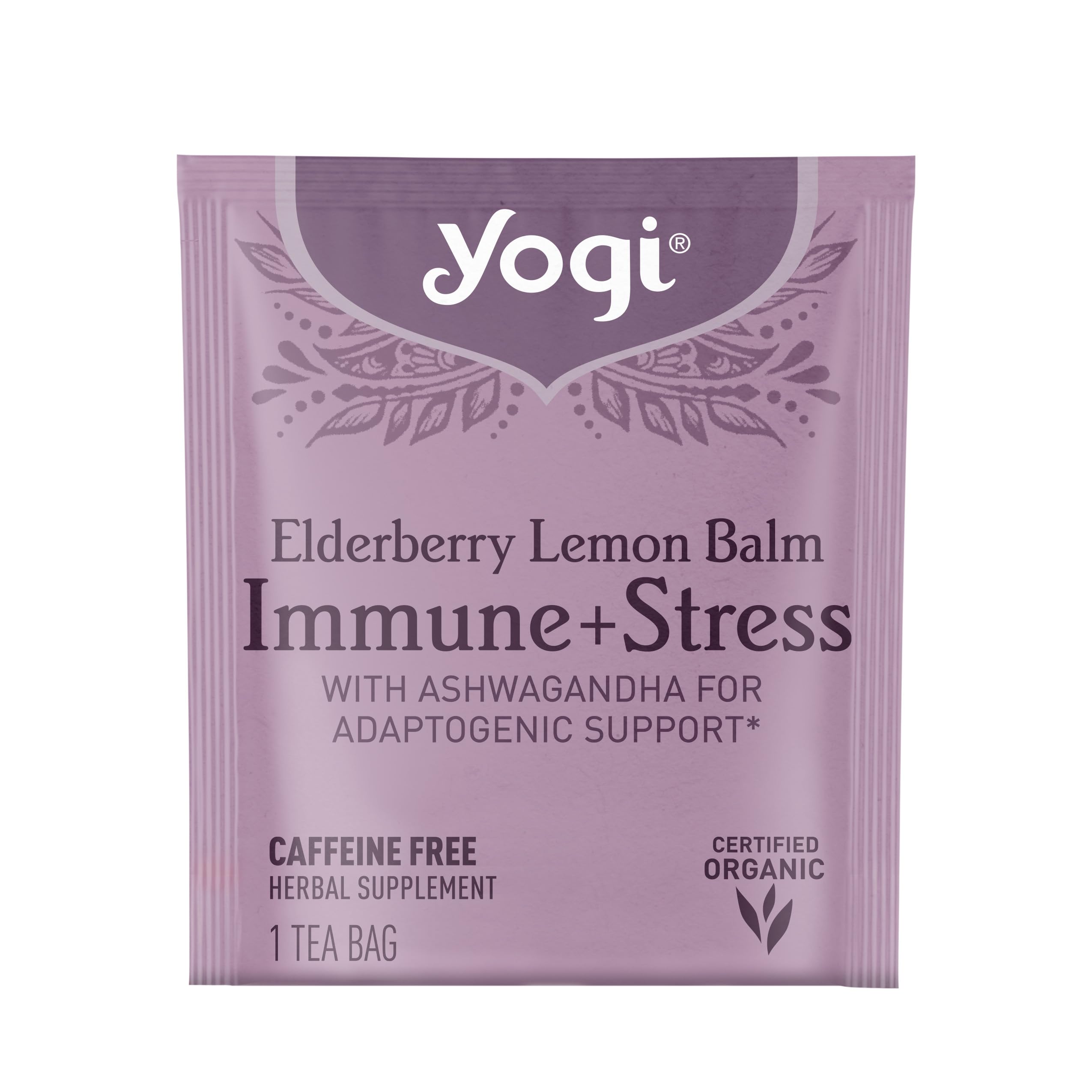 Yogi Elderberry Lemon Tea packs offer convenient brewing
