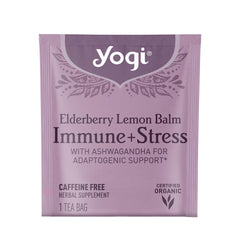 Yogi Elderberry Lemon Tea packs offer convenient brewing