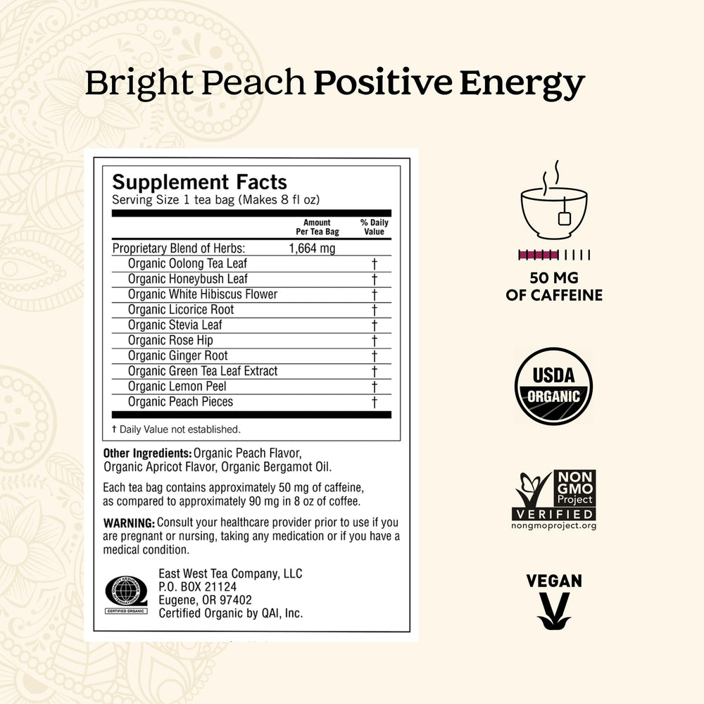 Yogi Energy steeping cup showing robust aroma and rich profile.