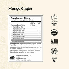 Yogi Ginger Variety Sampler mango flavor cup, refreshing blend for digestive comfort.