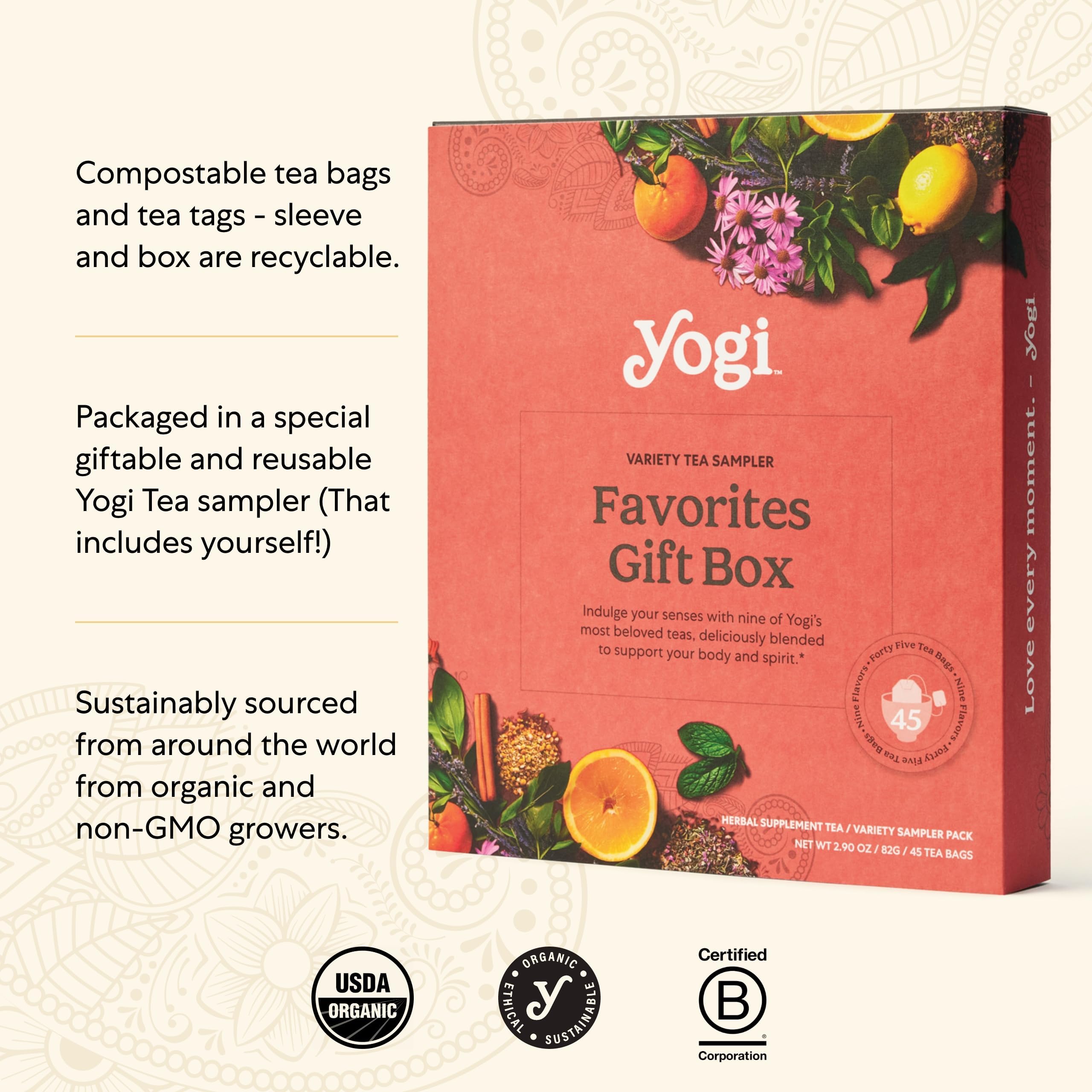 Yogi Green Tea Blueberry Tea Bags with berry finish