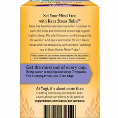 Yogi Kava Stress Relief Tea boxes stacked, a comforting daily routine