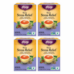 Yogi Kava Stress Relief Tea pack front for a calming evening ritual