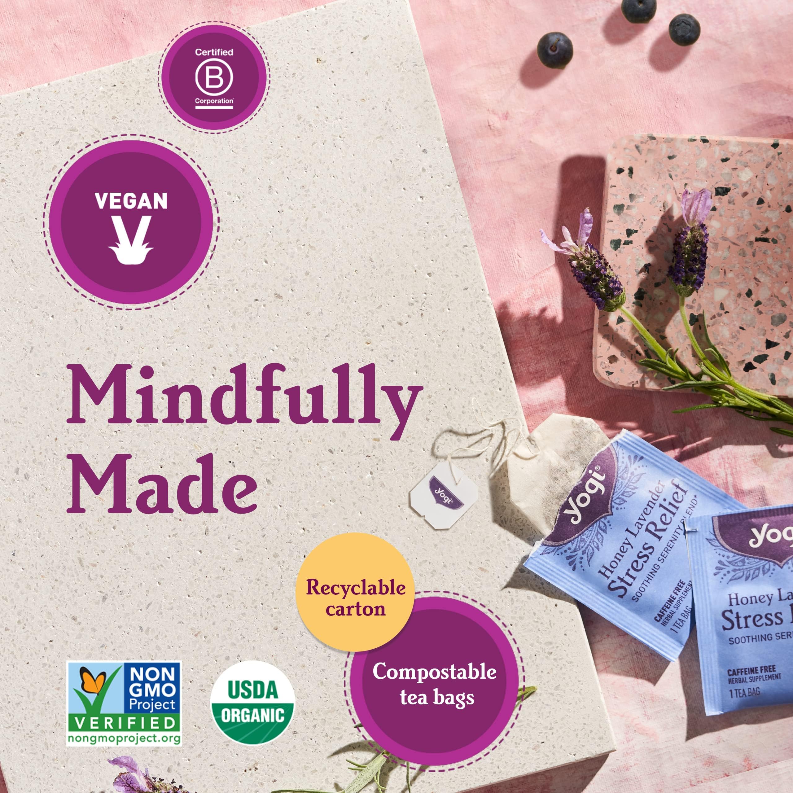 Yogi brand signature flavor for an evening ritual.