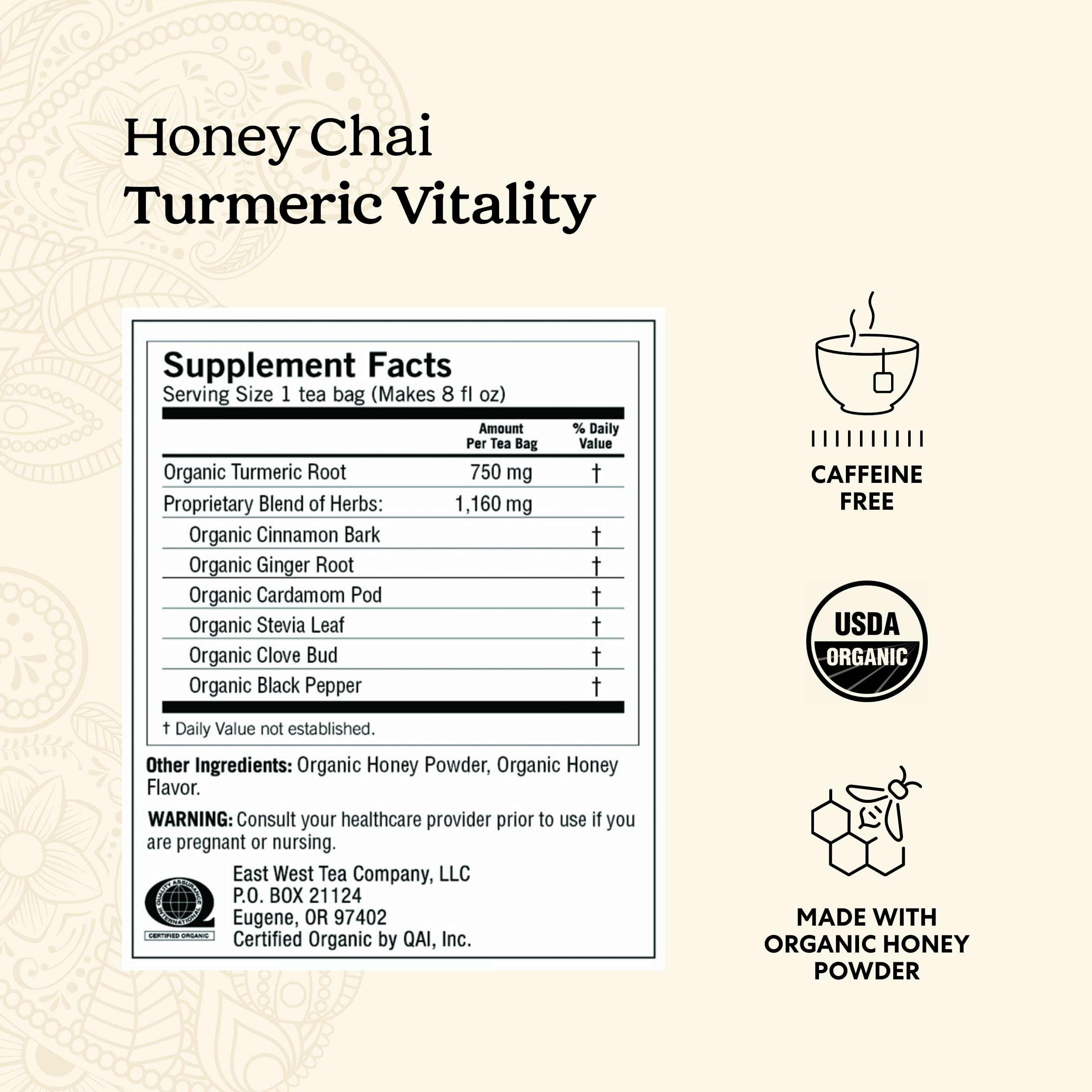 Yogi Organic ingredients close-up showing natural botanicals
