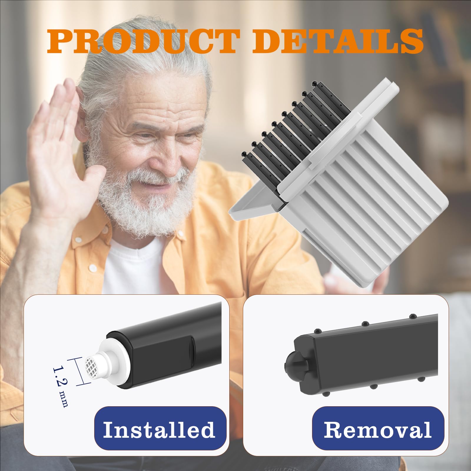 Yoheally hearing aid cleaning kit 5 packs enables quick filter replacement.