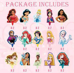 Yoimckay princess toppers for cupcakes and muffins add whimsy