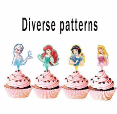 Yoimckay paper toppers, durable and reusable for party desserts