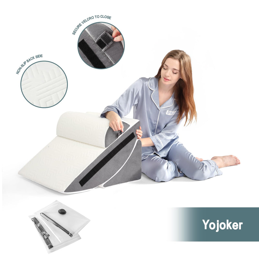 Yojoker posture-reading while seated demonstrates versatile in-bed use.