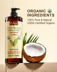 Yoken coconut-derived glycerin bottle highlights sustainable sourcing for skincare use
