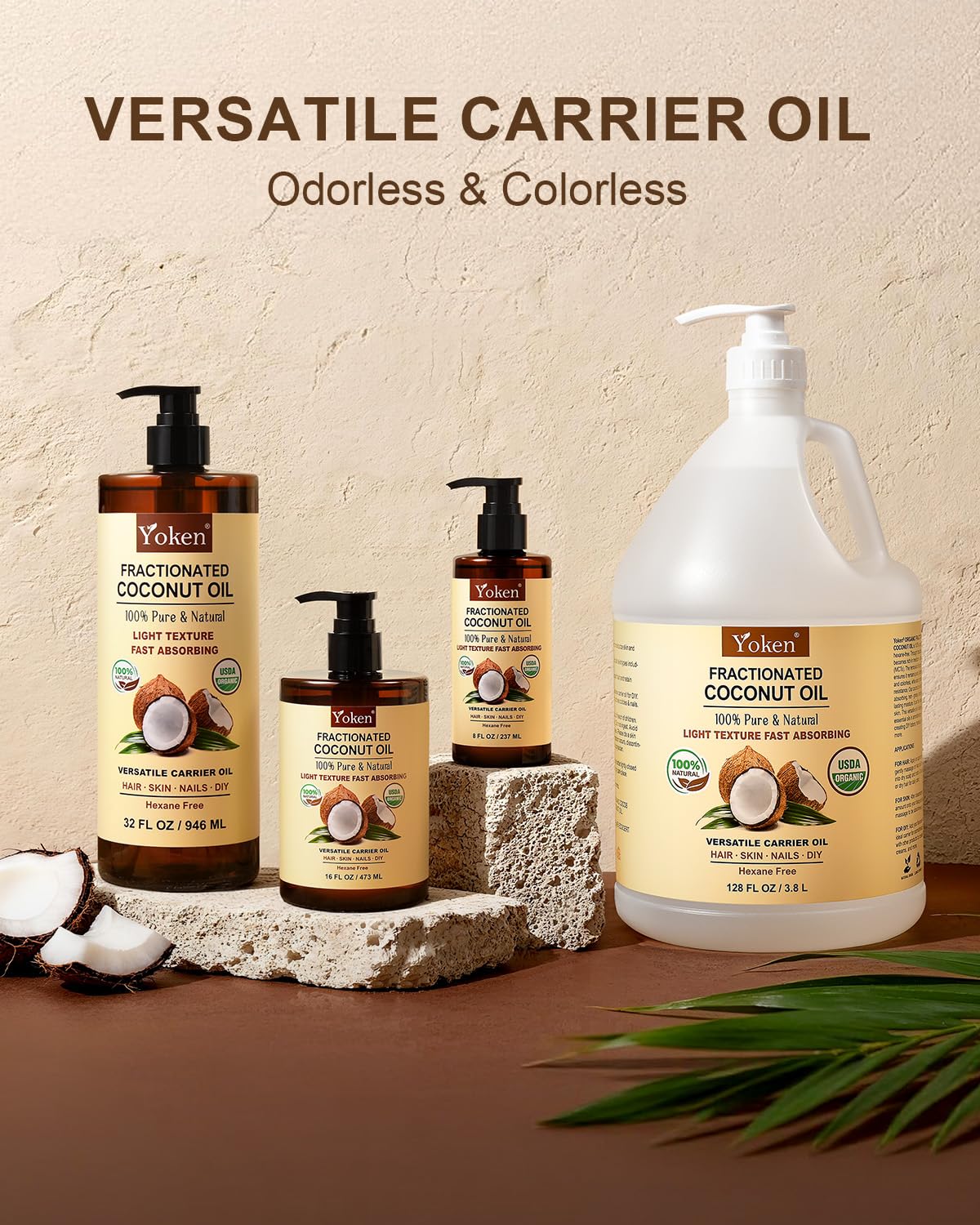 Yoken Coconut Oil hair conditioning demonstrates improved manageability