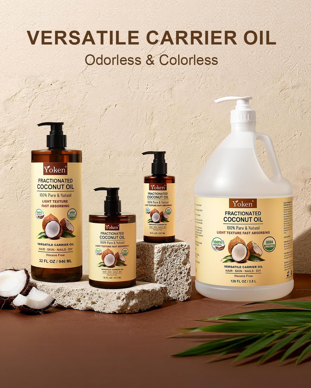 Yoken Coconut Oil hair conditioning demonstrates improved manageability