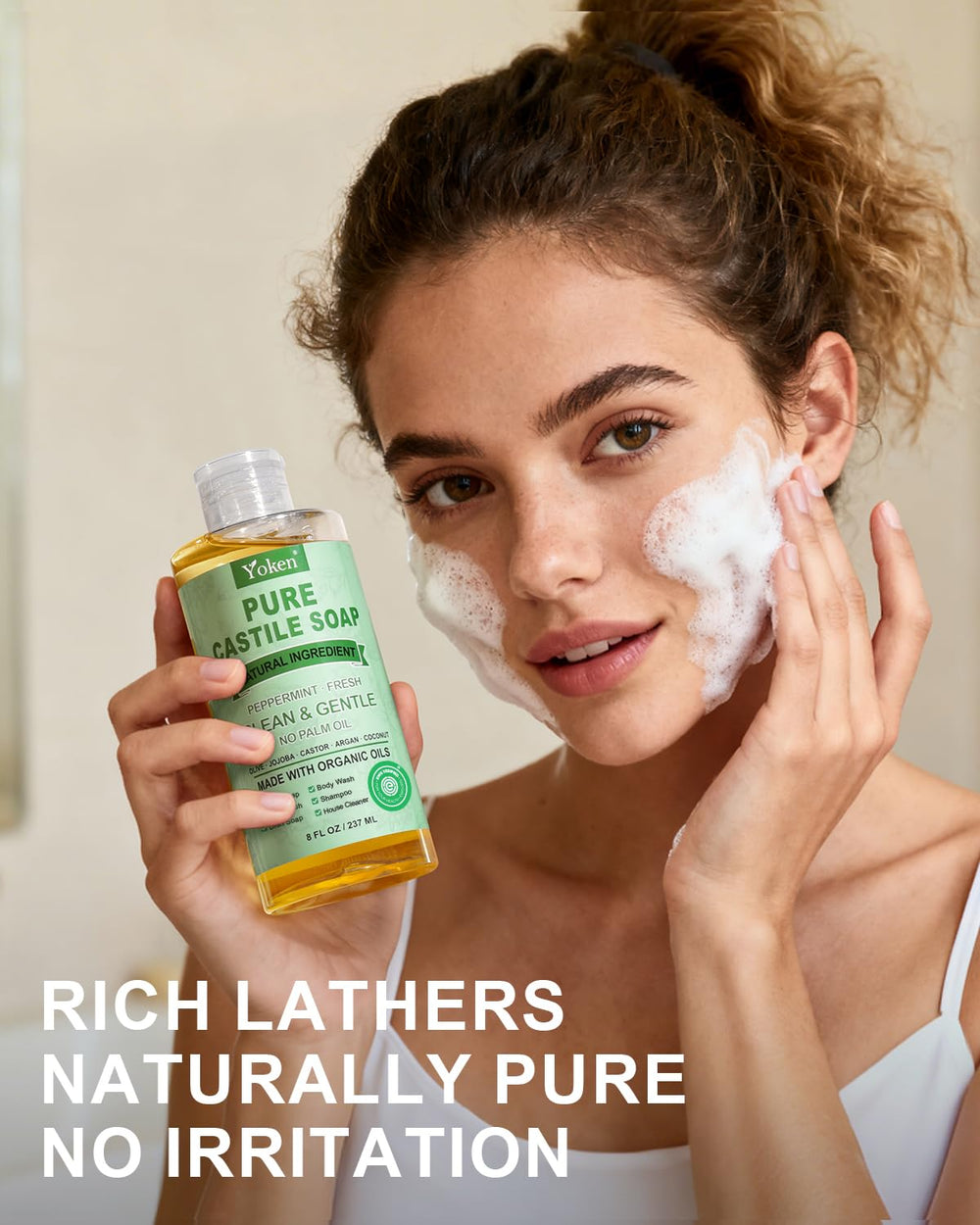 Yoken Laundry-detergent Castile Soap suitable for fabrics and everyday cleaning