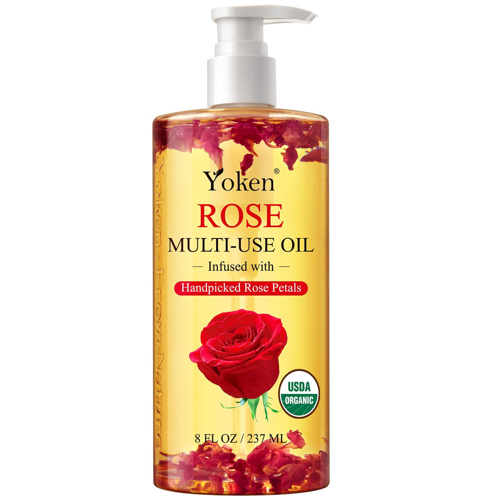 YOKEN multi-use body oil bottle-pour for controlled hydration after shower