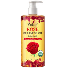 YOKEN multi-use body oil bottle-pour for controlled hydration after shower