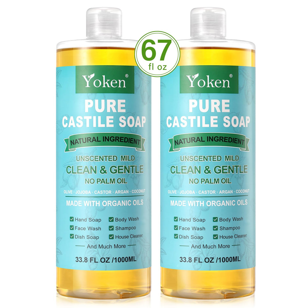 Yoken Castile Soap packaging highlights cruelty-free and vegan ingredients