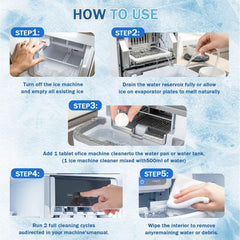 YoLandBuild GE Profile descaler tablets to extend ice maker life