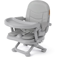 YOLEO booster seat folded for travel and storage