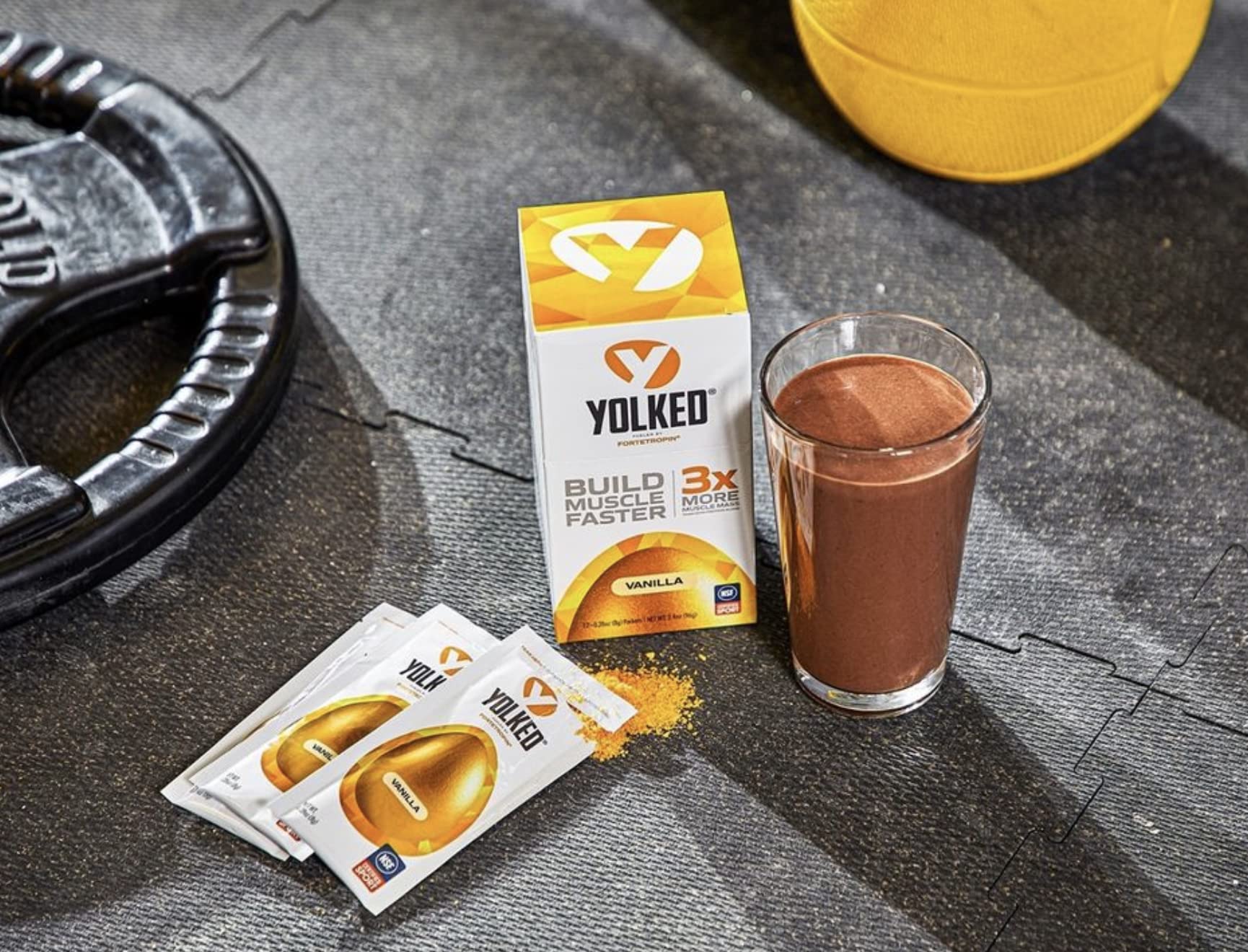 Fortetropin in a gym bag ready for daily use