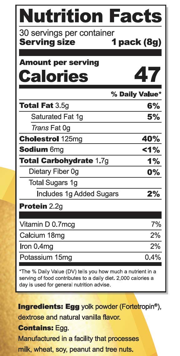 Open Fortetropin pouch ready to pour for quick serving