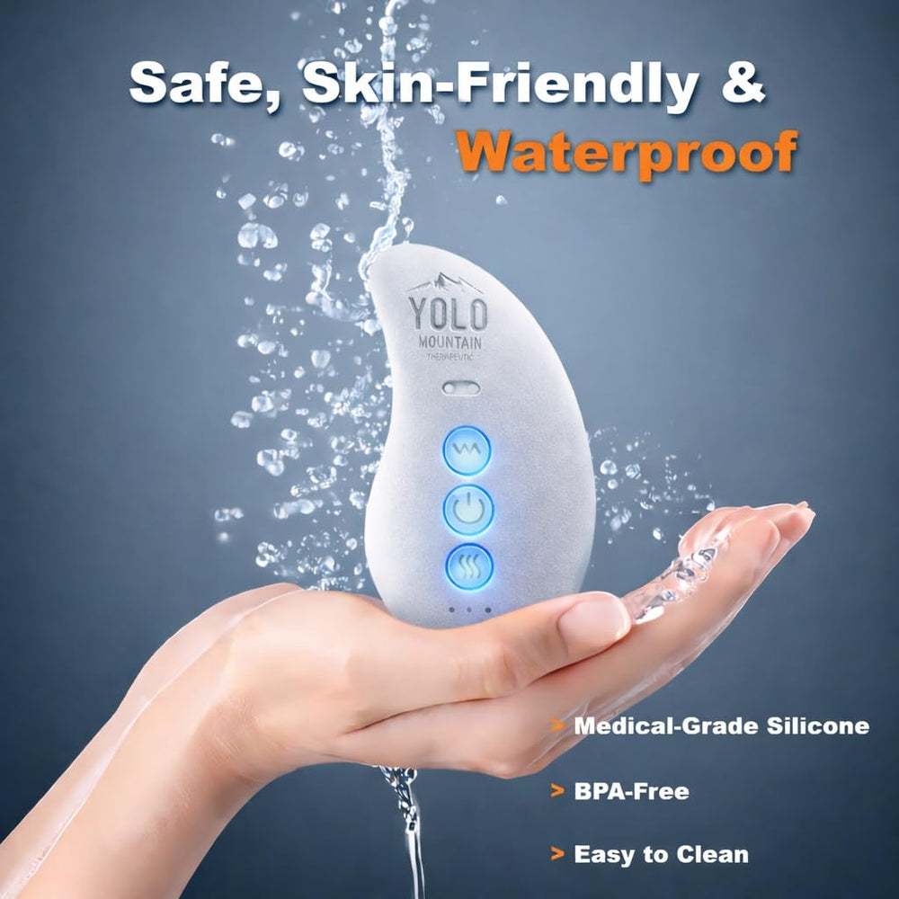 Yolo Mountain Therapeutic soft-silicone surface offering skin-friendly massage contact.