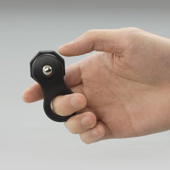 Yolscue fidget spinners front view in black for quiet focus and stress relief