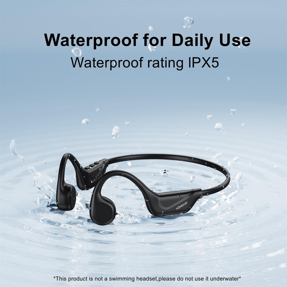 Yomdud open-ear design ideal for running and cycling.