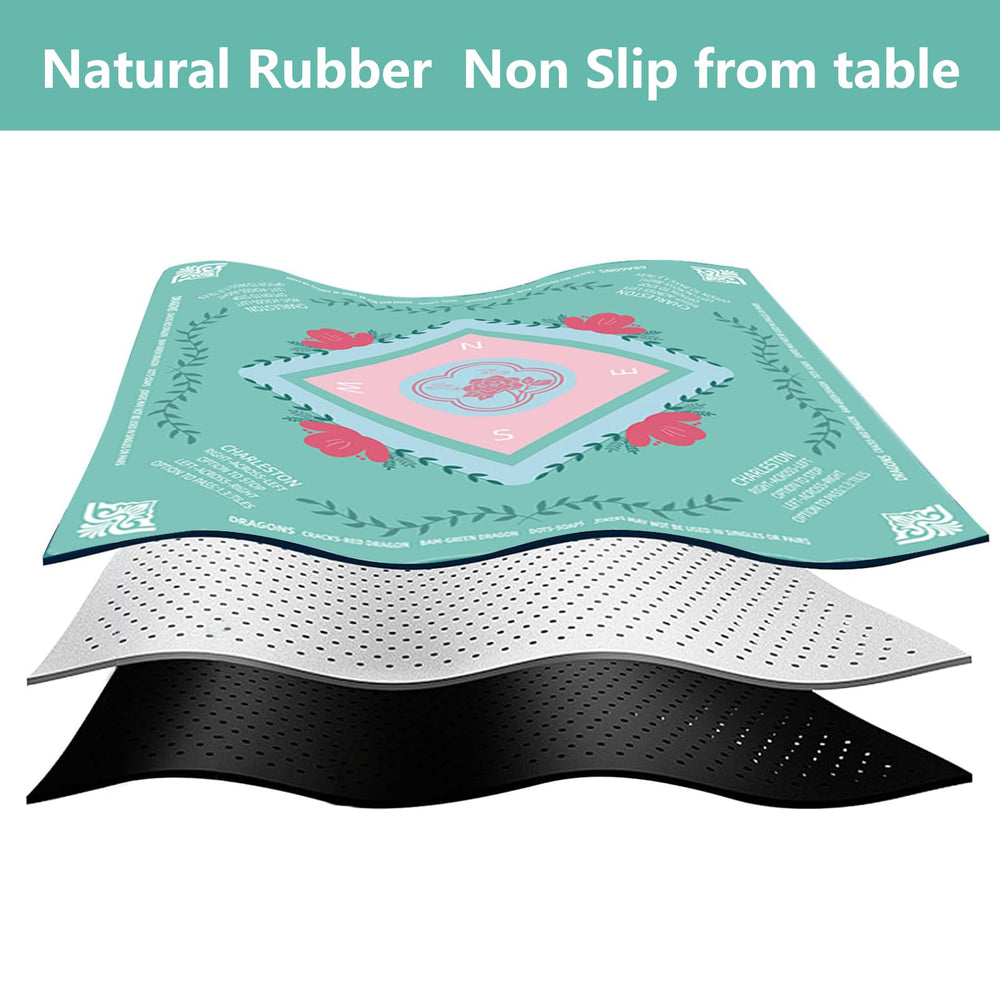YOMEYOT Mahjong mat non-slip bottom stabilizes the playing surface